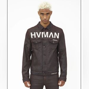 Cult of Individuality MK1 DENIM JACKET Burgundy/Brown Human new with tags XL